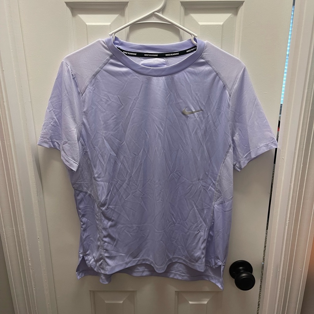 Purple Nike shirt